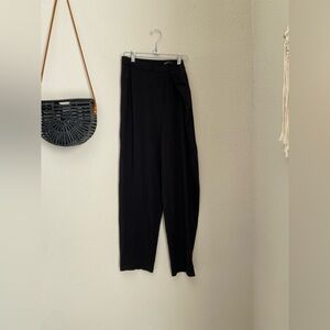 Eileen Fisher Essential Stretch Jersey Pull On Ankle Legging, Size Large